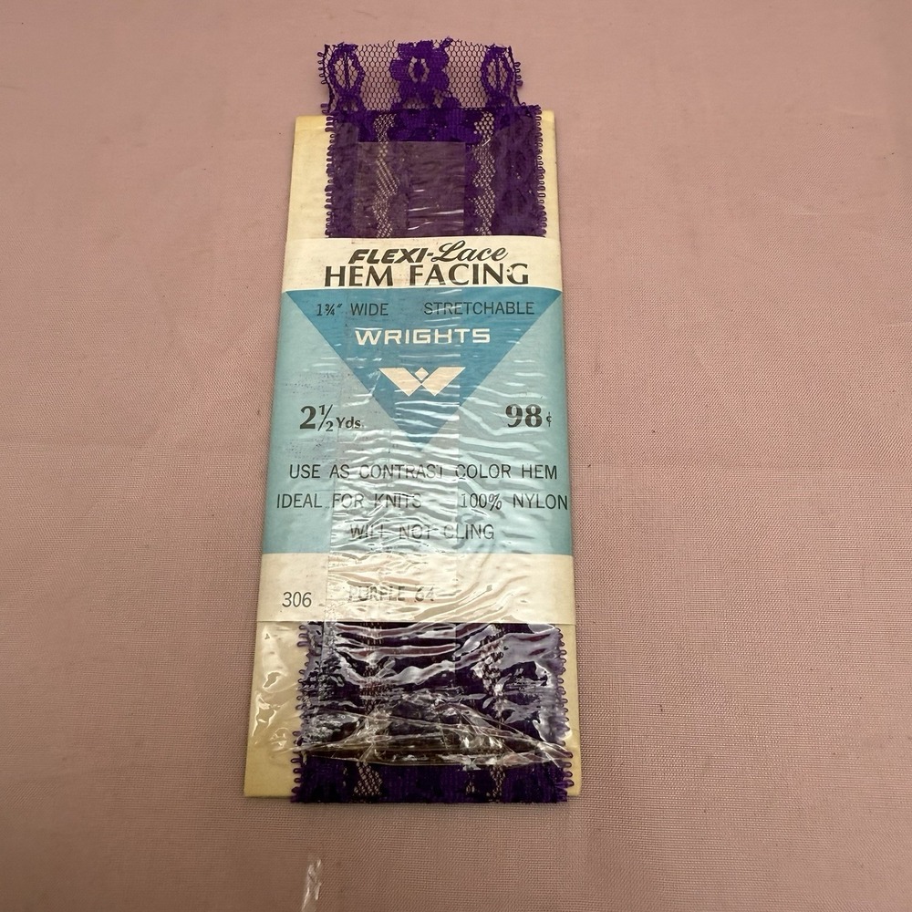 Vintage Sewing Notions Lot 20+ Sealed Bias Tape Rick Rack Lace Trim Hem Facing - Picture 13 of 16